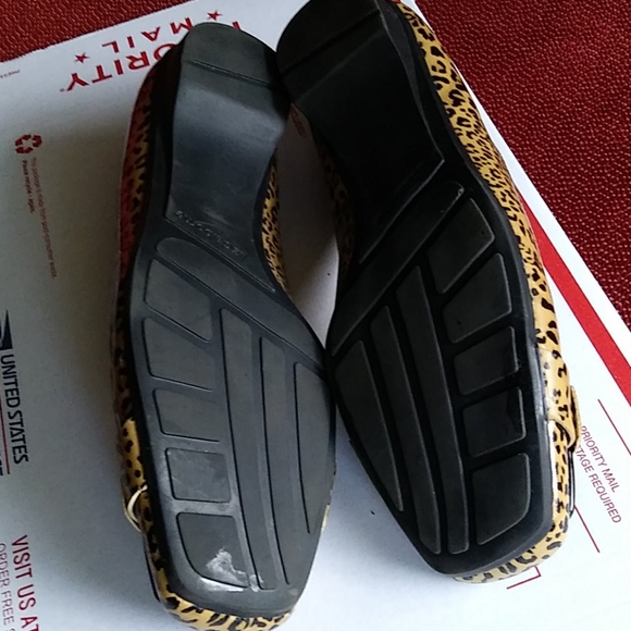 Liz Claiborne leopard print flats 8M $28+belt - Picture 4 of 9